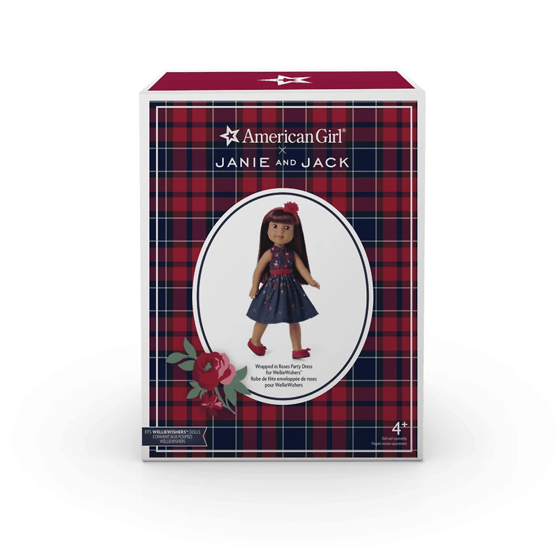 American Girl® x Janie and Jack Wrapped in Roses Party Dress for WellieWishers™ Dolls