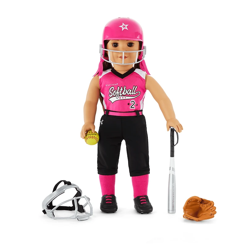 Softball Star Uniform for 18-inch Dolls