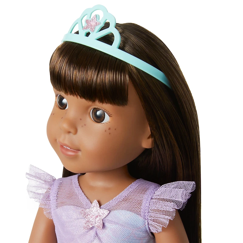 2-in-1 Sparkly Mermaid Outfit for WellieWishers™ Dolls