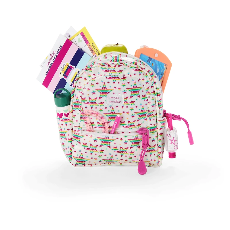 Star Student Backpack Set for 18-inch Dolls