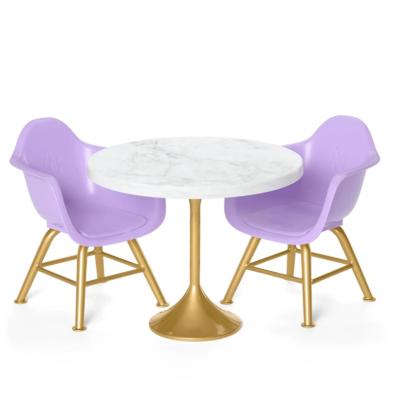 Kitchen Table for Two Set for 18-inch Dolls