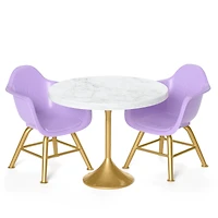 Kitchen Table for Two Set for 18-inch Dolls