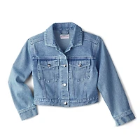 Style Bloom Jean Jacket for Girls