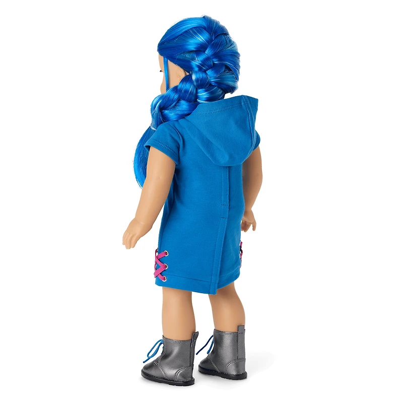 Truly Me™ 18-inch Doll #90 with long blue hair