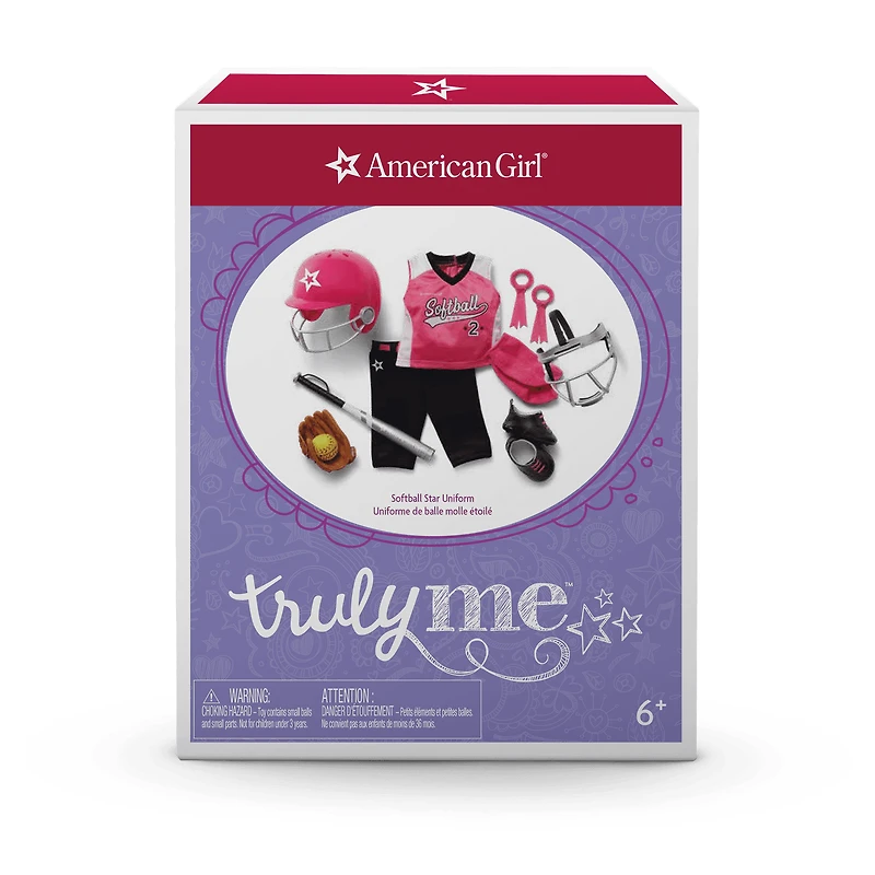 Softball Star Uniform for 18-inch Dolls