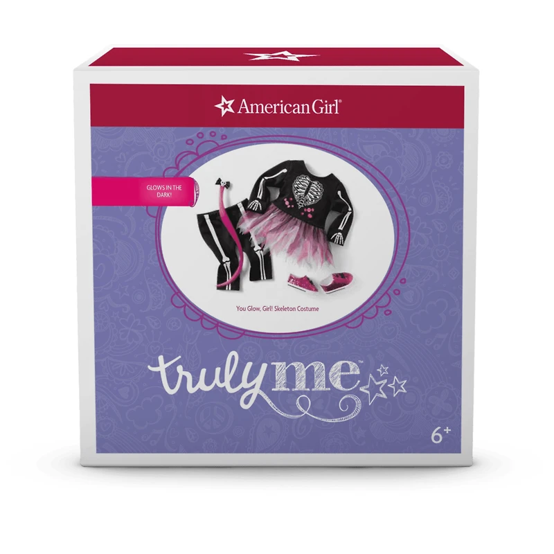 You Glow, Girl! Skeleton Costume for 18-inch Dolls