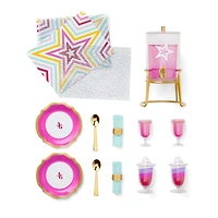 Kitchen Table for Two Set for 18-inch Dolls