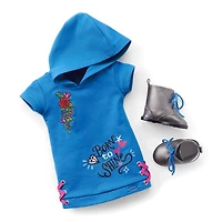 Truly Me™ 18-inch Doll #90 with long blue hair