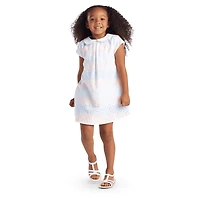 Sunny Flowers Dress for Little Girls