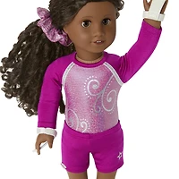 Somersault Sparkle Gymnastics Outfit for 18-inch Dolls