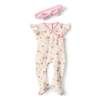 Beautiful Blooms Pajamas for Little Girls & Bitty Baby® Dolls