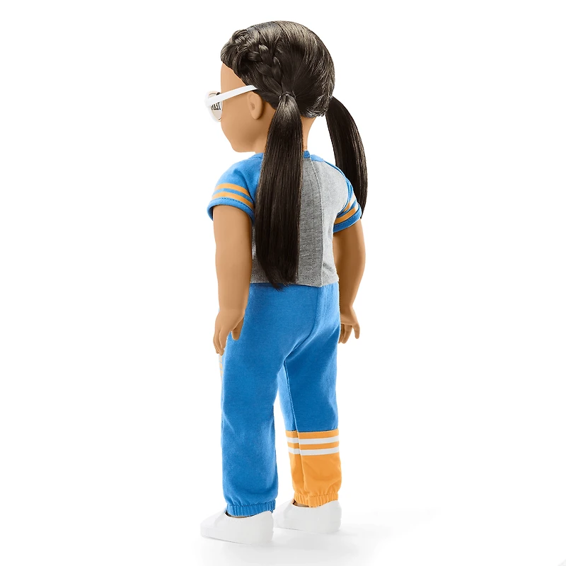 American Girl® x NFL Los Angeles Chargers Fan Outfit & Accessories for 18-inch Dolls