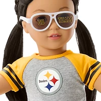 American Girl® x NFL Pittsburgh Steelers Fan Outfit & Accessories for 18-inch Dolls