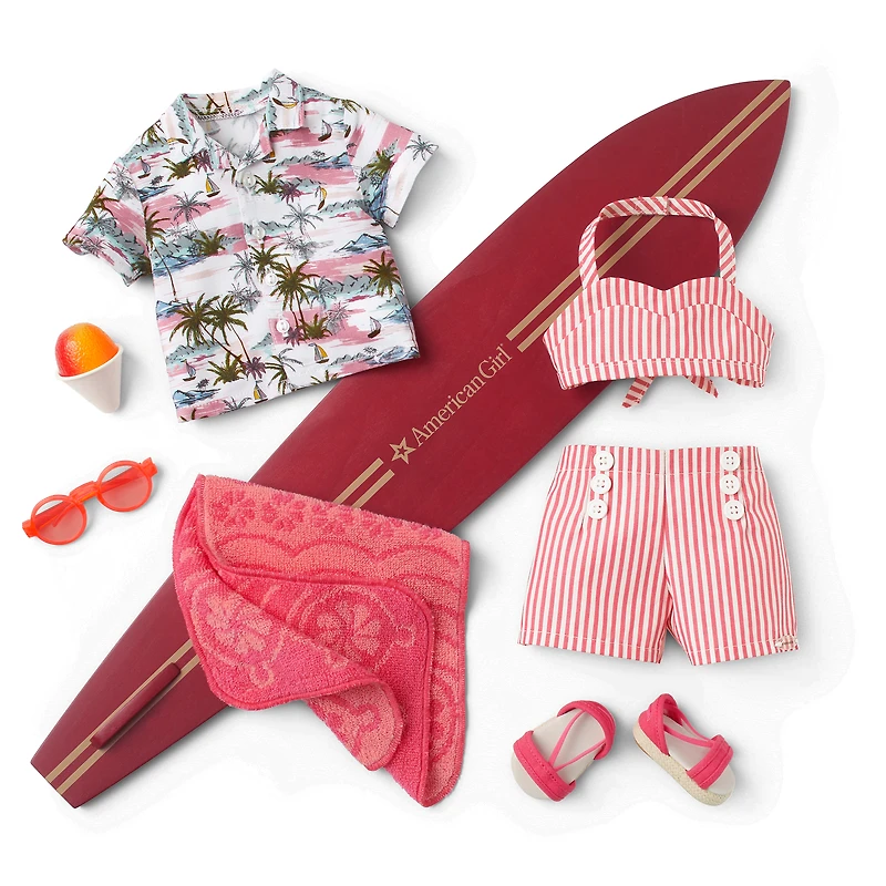 Nanea’s™ Swimsuit & Beach Accessories for 18-inch Dolls (Historical Characters)