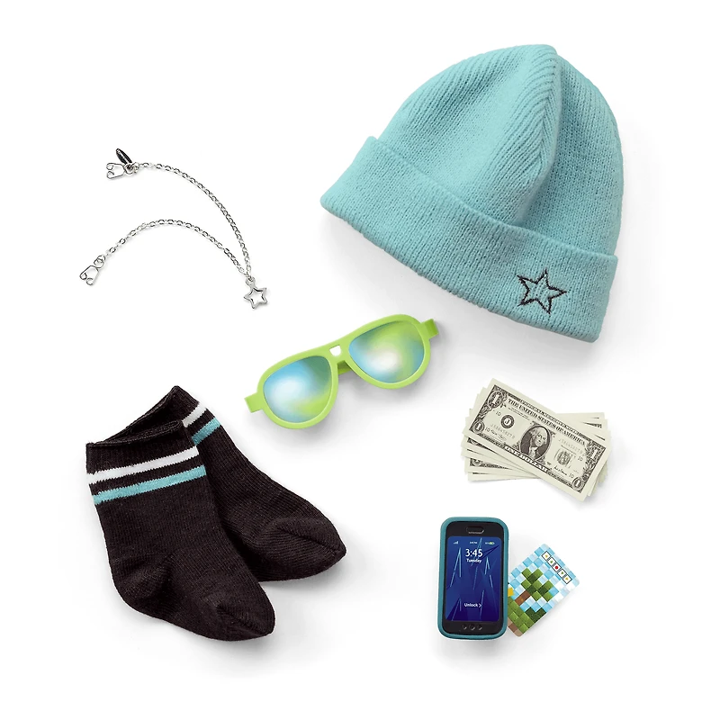 Truly Me™ Doll #91 in Girly Graffiti + Chic & Stylish Accessories