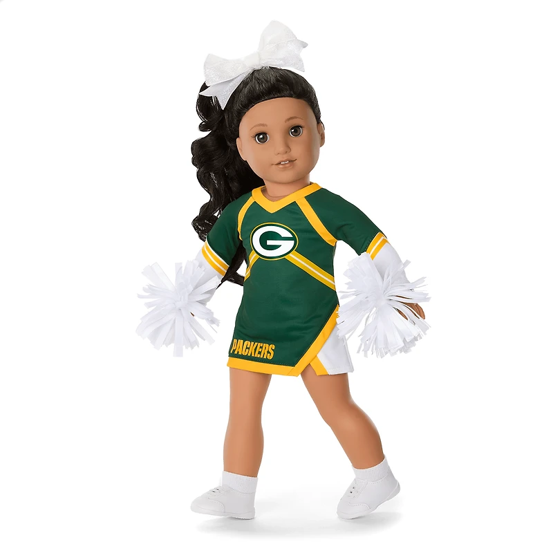 American Girl® x NFL Green Bay Packers Cheer Uniform for 18-inch Dolls
