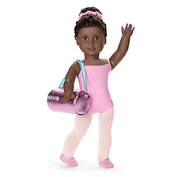 Truly Me™ #127 18-inch Doll & Practice-to-Performance Dance Set