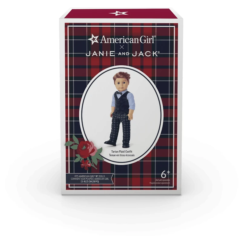 American Girl® x Janie and Jack Tartan Plaid Outfit for 18-inch Dolls