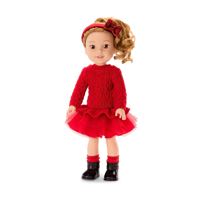 CRMSN SPARKLE DRESS-WW D
