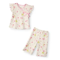 Beautiful Blooms Pajamas for Little Girls
