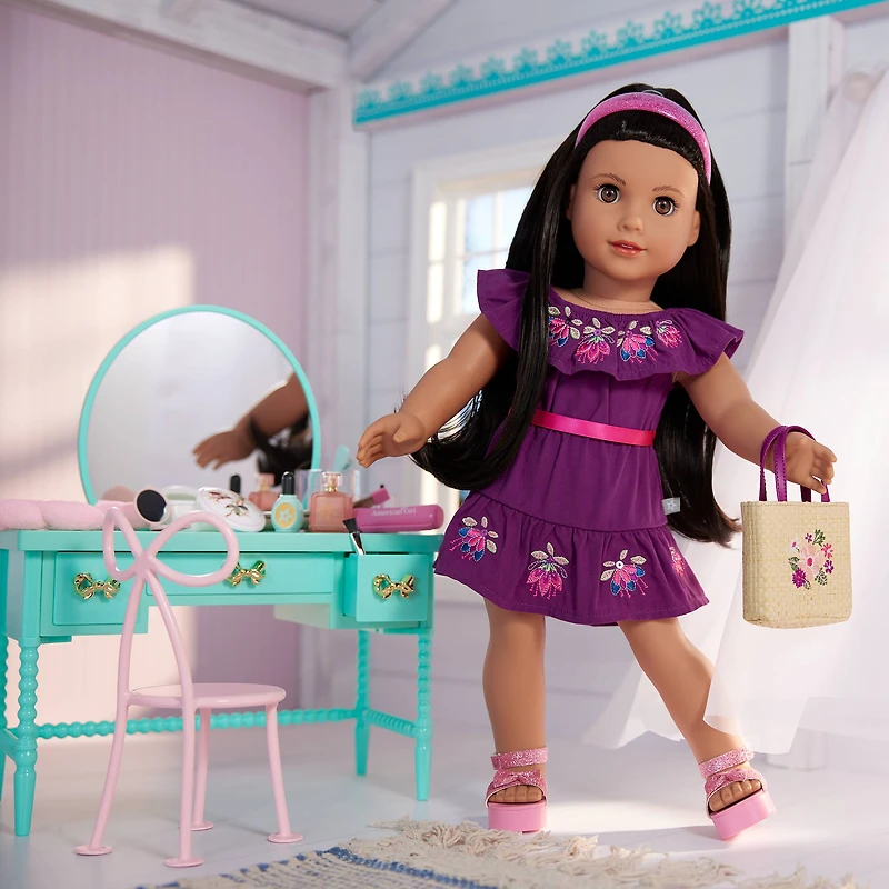 Raquel's™ Beach Party Dress for 18-inch Dolls (Girl of the Year™ 2026)