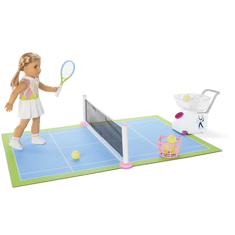 Isabel™ & Nicki's™ 2-in-1 Tennis Court & Skate Spot for 18-inch Dolls (Historical Characters