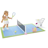 Isabel™ & Nicki's™ 2-in-1 Tennis Court & Skate Spot for 18-inch Dolls (Historical Characters