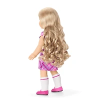 Truly Me™ 18-inch Doll #125 with long curly blonde hair
