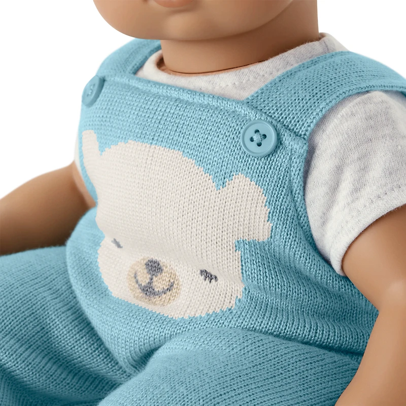 Blue Bear Overalls Set for Bitty Baby® Dolls