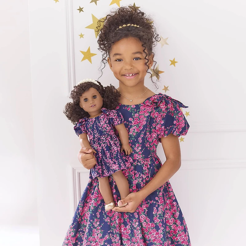 American Girl® x Janie and Jack Rosy Cascade Party Dress for Girls & 18-inch Dolls