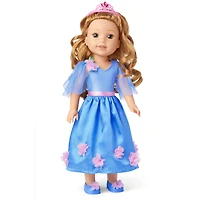 Fairy-Tale Florals Outfit for WellieWishers™ Dolls