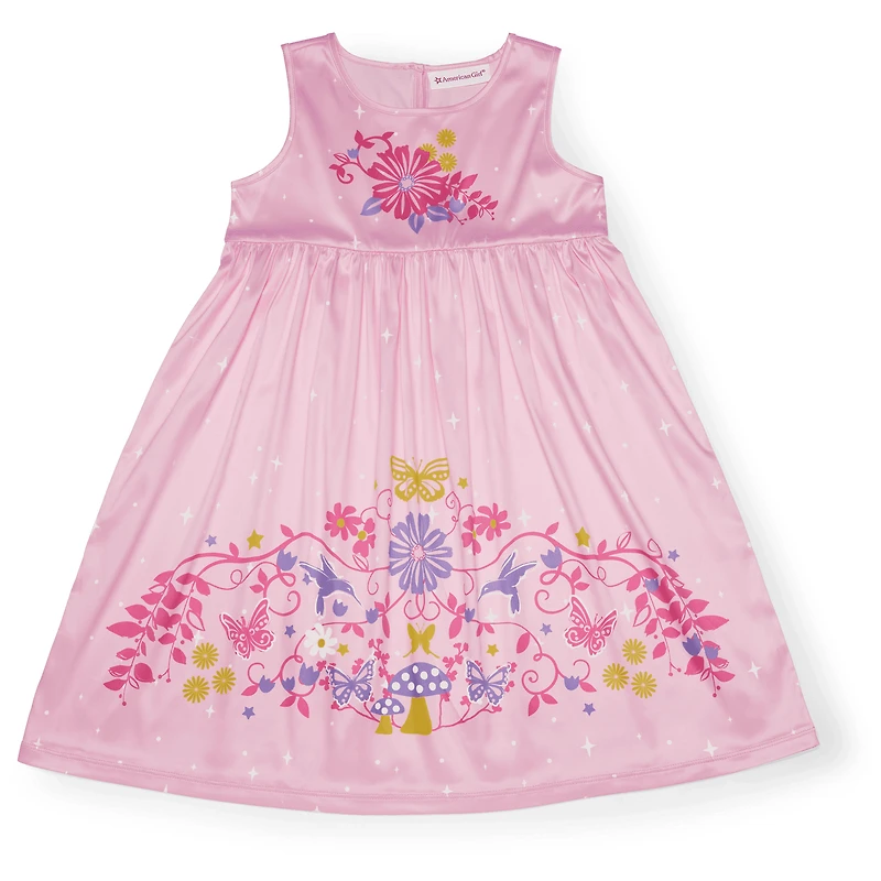Royal Ruffles Nightie & Robe for Little Girls