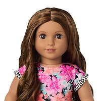 Truly Me™ 18-inch Doll #117 with wavy dark-brown hair