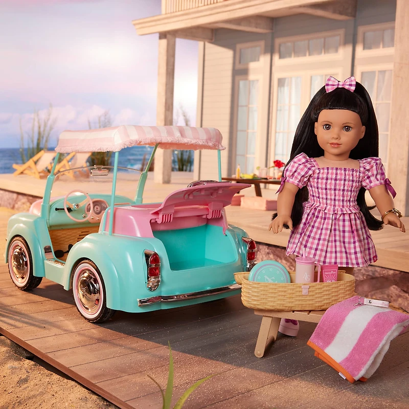 Raquel's™ Seaside Car for 18-inch Dolls (Girl of the Year™ 2026)