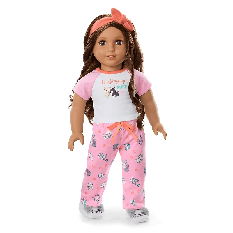 Waking Up Is Ruff PJs for Girls & 18-inch Dolls