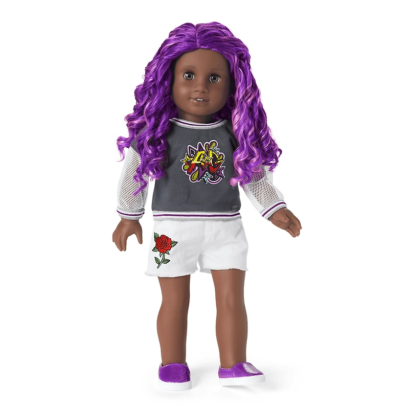 Truly Me™ Doll #91 in Girly Graffiti + Chic & Stylish Accessories