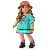World Traveler in Peru & Peruvian Souvenir Set for 18-inch Dolls