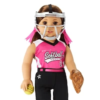 Softball Star Uniform for 18-inch Dolls