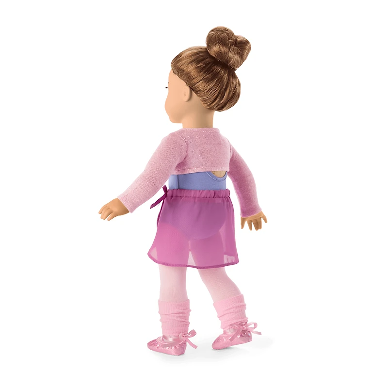 Plié Away Ballet Practice Outfit for 18-inch Dolls