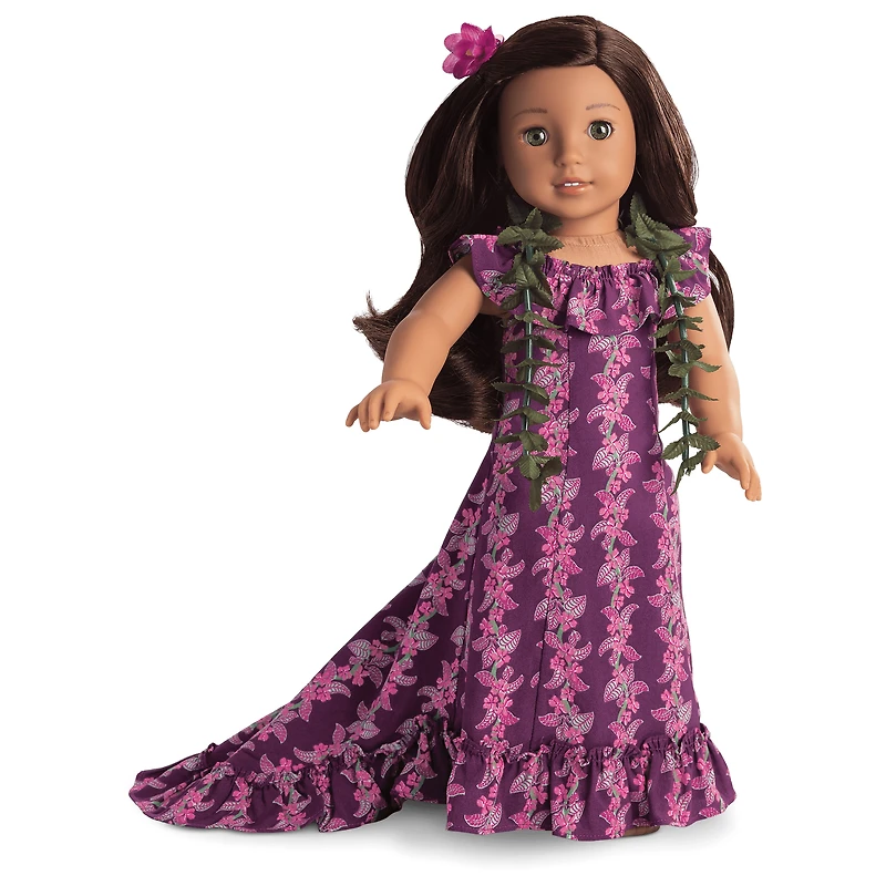 Nanea's Holoku Dress for 18-inch Dolls (Historical Characters)