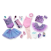 Truly Me™ #127 18-inch Doll & Practice-to-Performance Dance Set