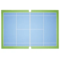 Isabel™ & Nicki's™ 2-in-1 Tennis Court & Skate Spot for 18-inch Dolls (Historical Characters
