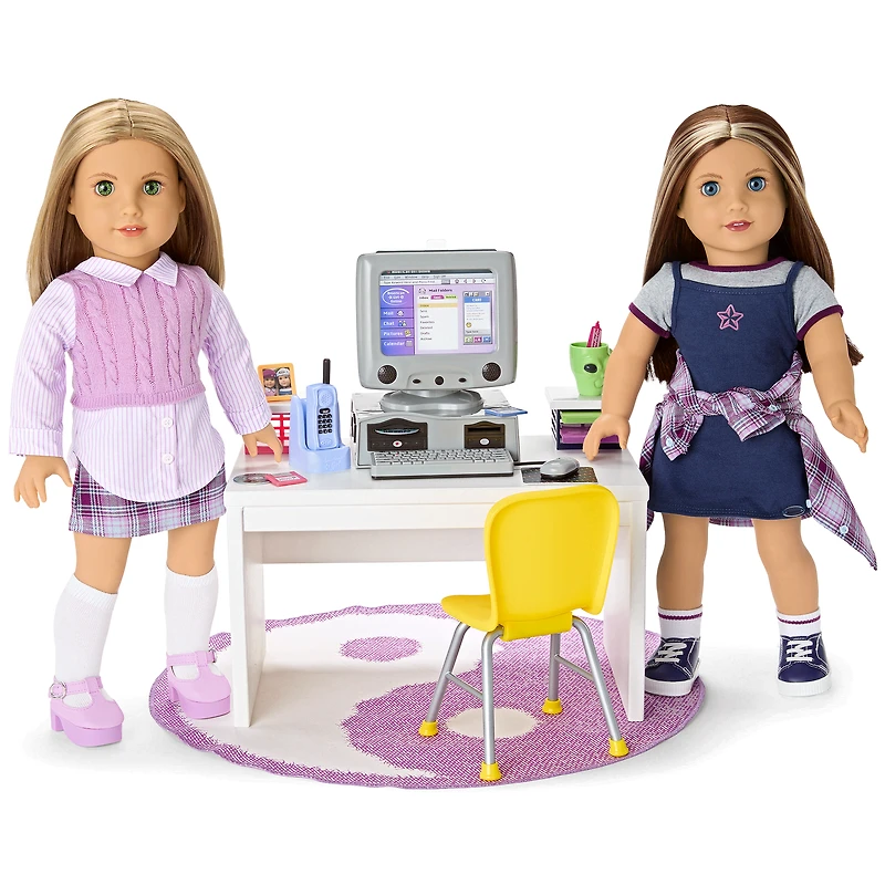 Isabel™ & Nicki’s™ Computer & Desk Set for 18-inch Dolls (Historical Characters)