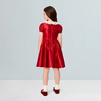 American Girl® x Janie and Jack Holly-Red Party Dress for Girls