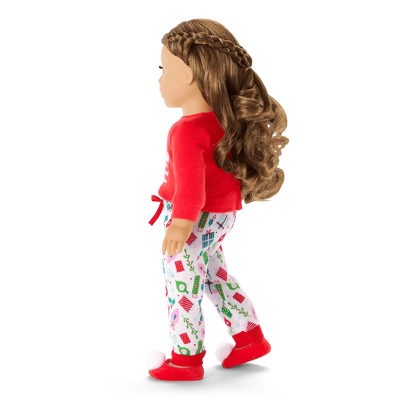 Holiday Wish List PJs for 18-inch Dolls
