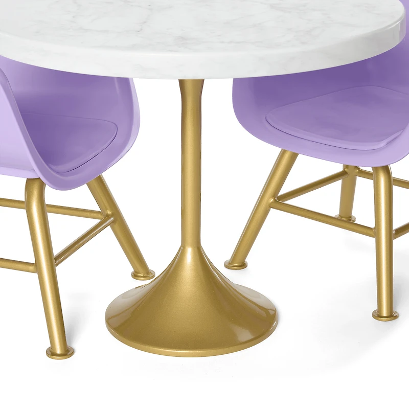 Kitchen Table for Two Set for 18-inch Dolls