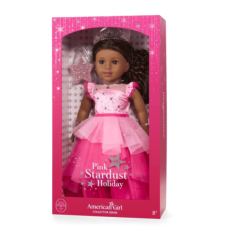 American Girl® 2024 Pink Stardust Holiday Collector Doll