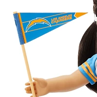 American Girl® x NFL Los Angeles Chargers Fan Outfit & Accessories for 18-inch Dolls