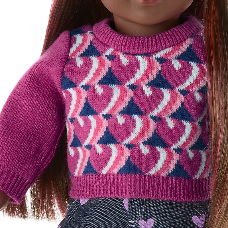 School-Day Style Outfit Set for 18-inch Dolls