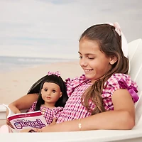 Raquel’s™ Gingham Ruffle Outfit for Girls & 18-inch Dolls + Raquel Doll (Girl of the Year™ 2026)
